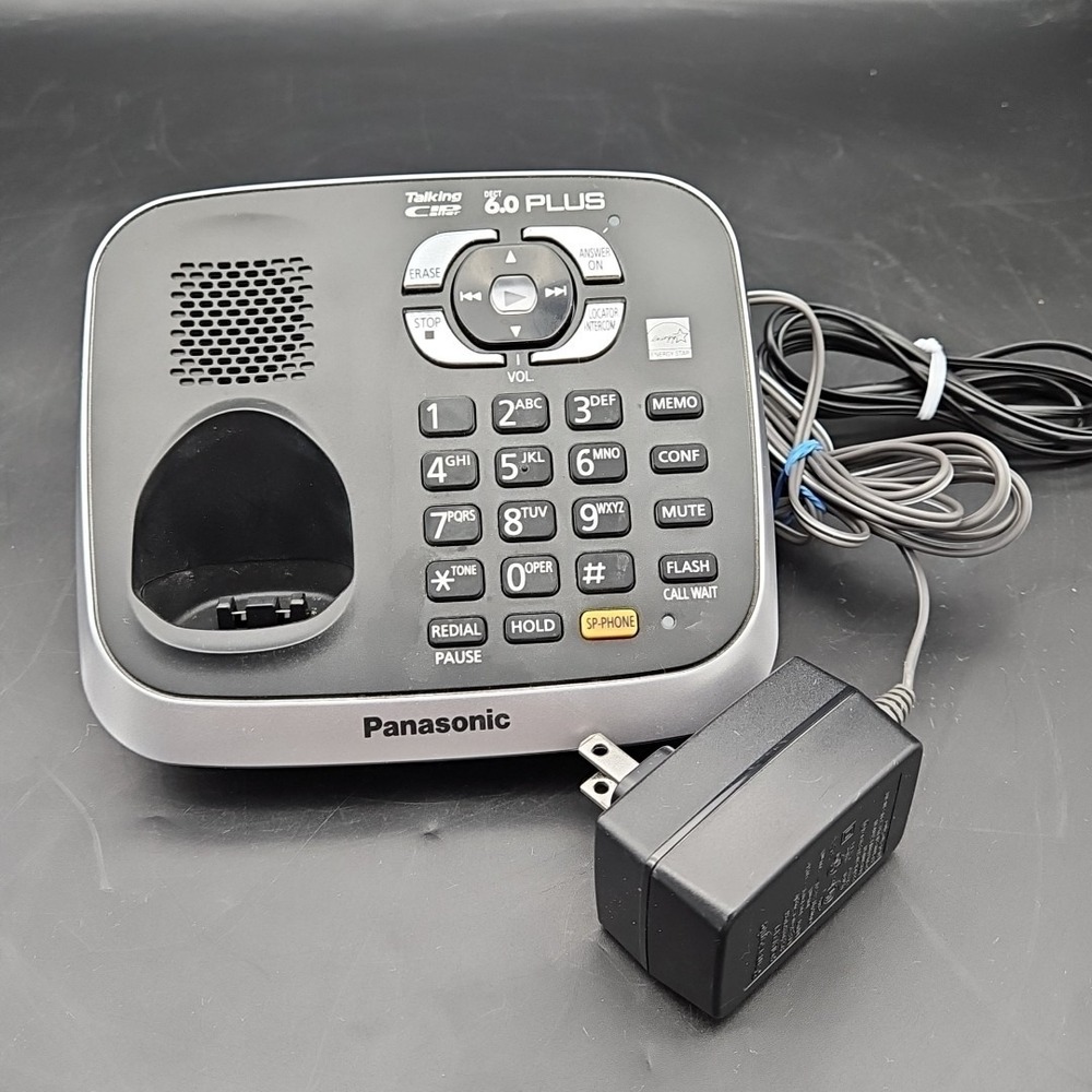 Panasonic KX-TG6541 B DECT 6.0‎ Cordless Phone Answering Machine Base